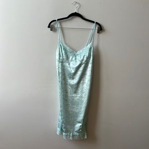 Motel Rocks Turquoise Slip Dress